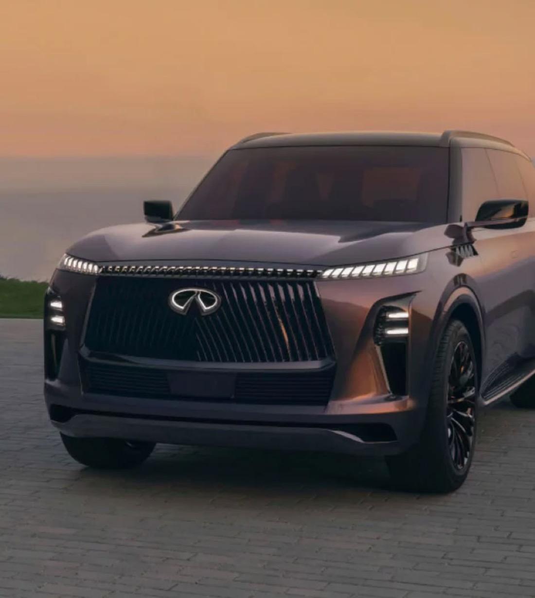 Infiniti QX, front